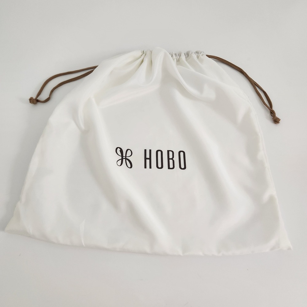 HOBO The Original White Drawstring Handbag Dust Bag Large 16x18"‎ Storage Cover
